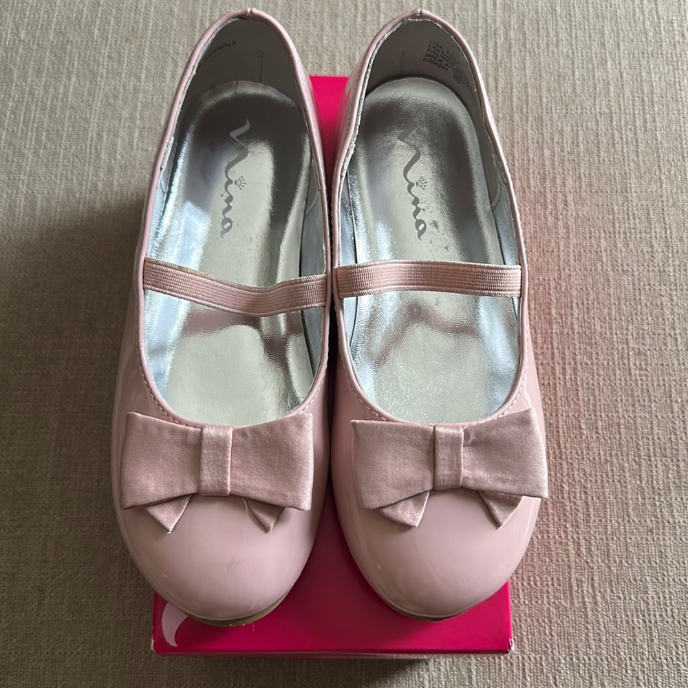 Girls Nina Blush Mary Jane Flats